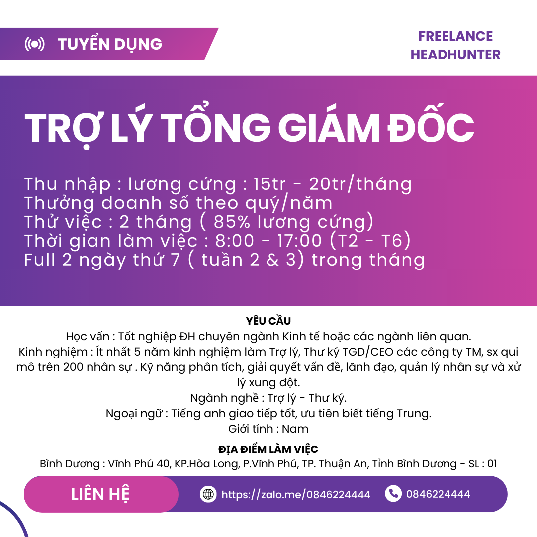 lĩnh vực hoạt động